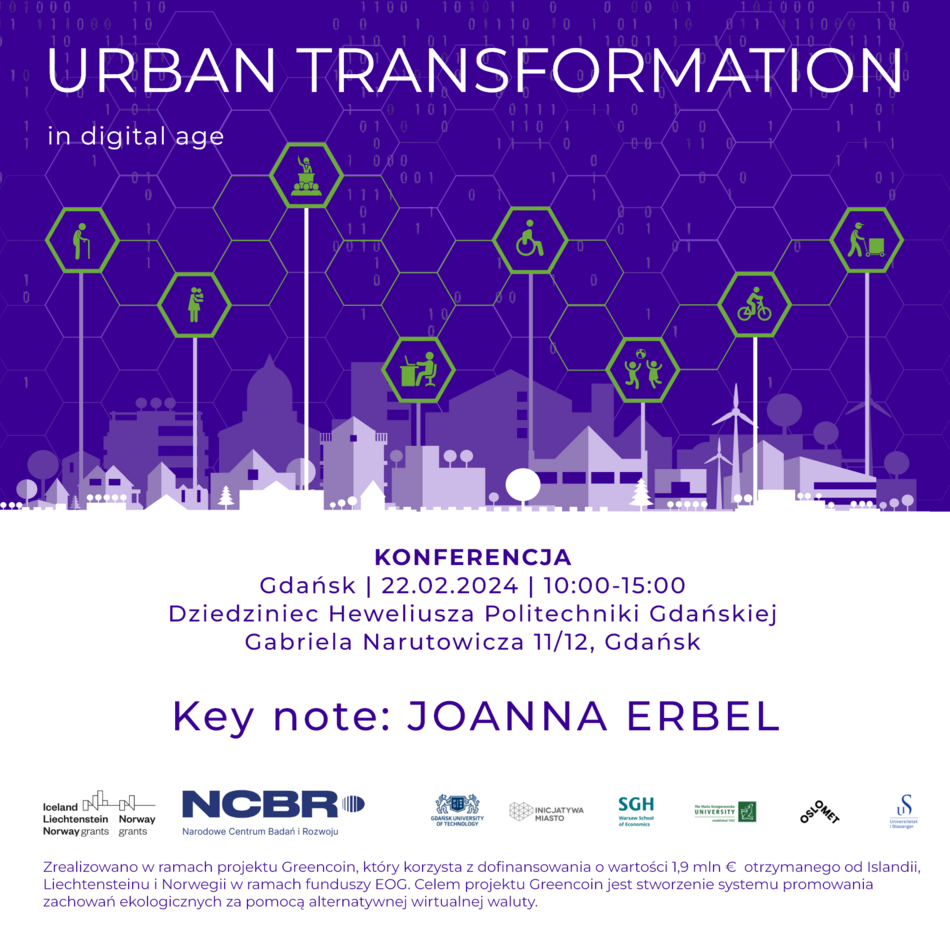 Link do opisu wydarzenia: Urban Transformation in Digital Age
