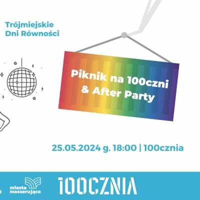 Link do opisu wydarzenia: Piknik na 100czni i After Party Trójmiejskiego Marszu Równości