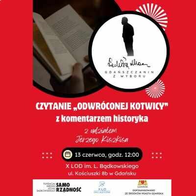 Link do opisu wydarzenia: Czytanie "Odwróconej kotwicy" z komentarzem historyka