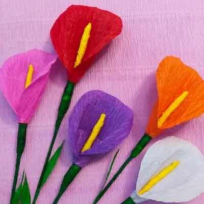 Link do opisu wydarzenia: Kwiaty z krepiny – warsztaty rękodzielnicze