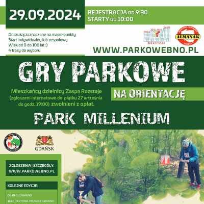 Link do opisu wydarzenia: Gry Parkowe na Orientację Park Millenium