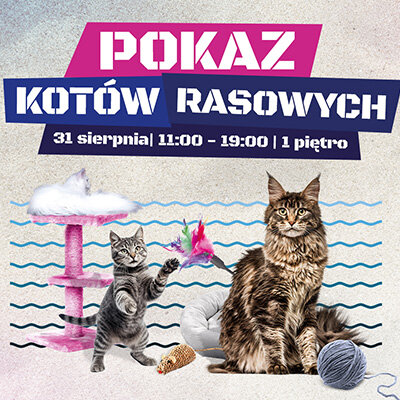 Link do opisu wydarzenia: Pokaz Kotów Rasowych i Targi dla Pupili