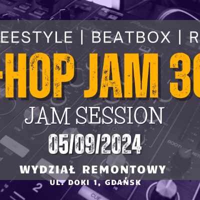 Link do opisu wydarzenia: HIP-HOP JAM 3CITY