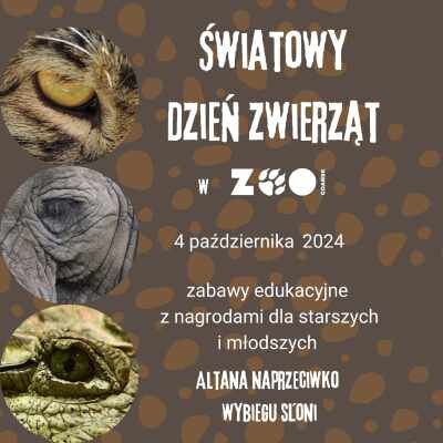 Link do opisu wydarzenia: Światowy Dzień Zwierząt w Gdańskim Zoo