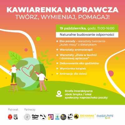 Link do opisu wydarzenia: Kawiarenka naprawcza w Galerii Morena