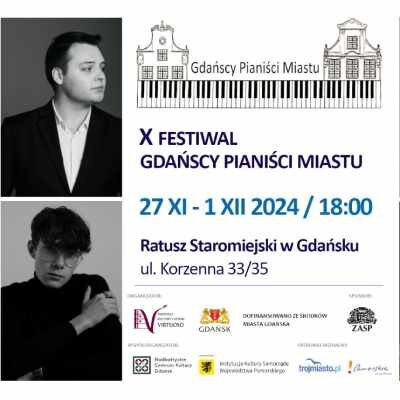 Link do opisu wydarzenia: X Festiwal Gdańscy Pianiści Miastu