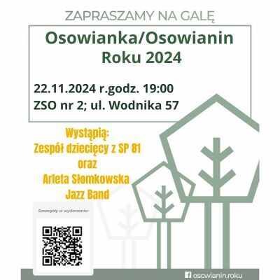 Link do opisu wydarzenia: Gala Osowianki / Osowianina Roku 2024