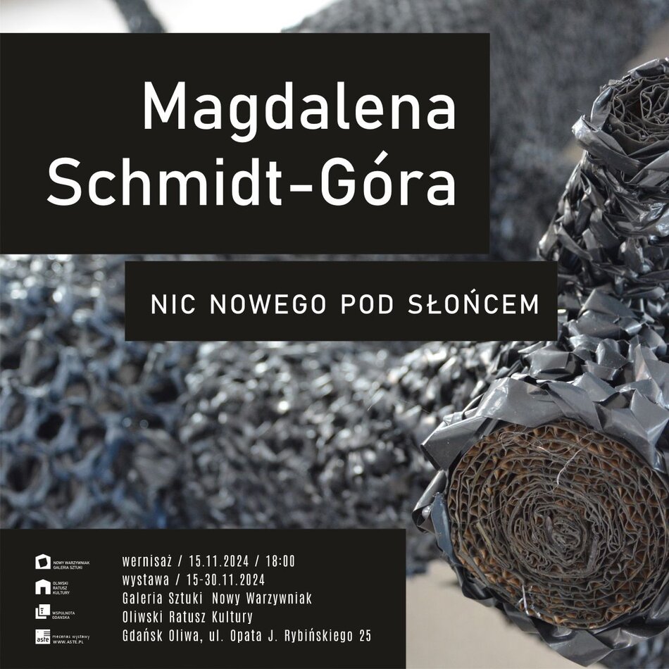 Link do opisu wydarzenia: Magdalena Schmidt-Góra: Nic nowego pod słońcem