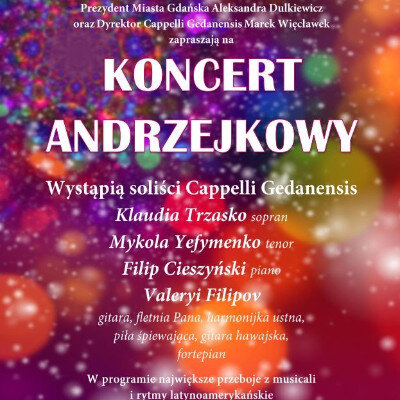 Link do opisu wydarzenia: Koncert Andrzejkowy