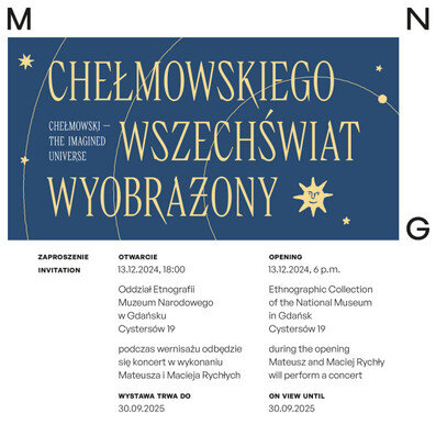 Link do opisu wydarzenia: Wernisaż wystawy "Chełmowskiego wszechświat wyobrażony"