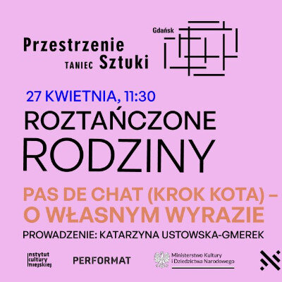 Link do opisu wydarzenia: Warsztaty dla dzieci 3-6 lat. Roztańczone Rodziny