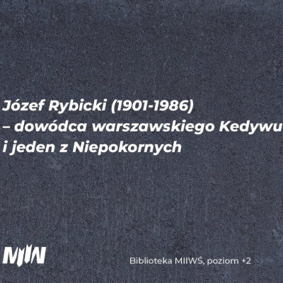 Link do opisu wydarzenia: Józef Rybicki - wykład prof. Tomasza Szaroty