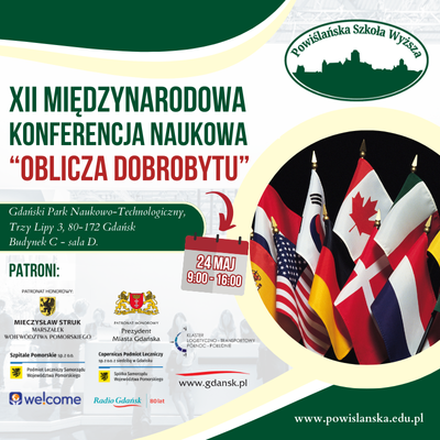 Link do opisu wydarzenia: XII Międzynarodowa Konferencja Naukowa "Oblicza Dobrobytu. Współczesny kryzys"