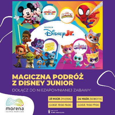 Link do opisu wydarzenia: Dzień Dziecka z bohaterami bajek Disney’a w Galerii Morena