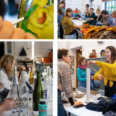 Link do opisu wydarzenia: Warsztaty plastyczne "Wszystko z niczego"