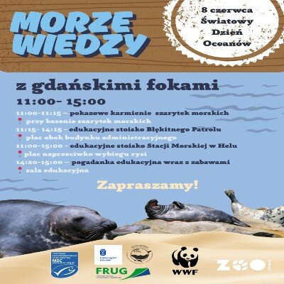 Link do opisu wydarzenia: Morze wiedzy z gdańskimi fokami!