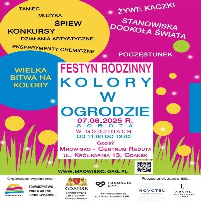 Link do opisu wydarzenia: Festyn rodzinny na Dolnym Mieście: Kolory w ogrodzie