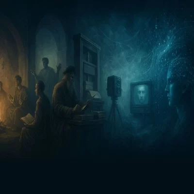Link do opisu wydarzenia:  
Media, AI i inne rewolucje: Kim będziemy?