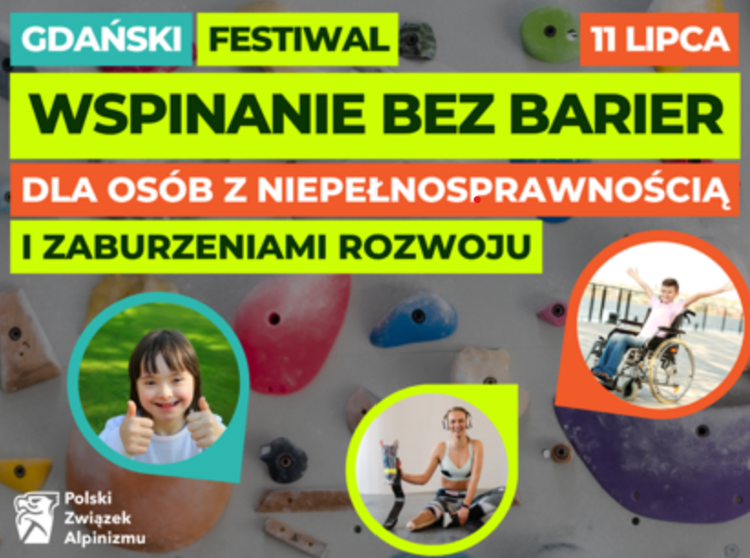 Link do opisu wydarzenia: Gdański Festiwal WSPINANIE BEZ BARIER