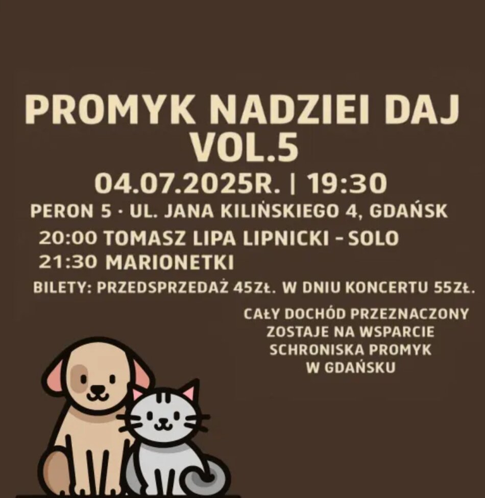 Link do opisu wydarzenia: Promyk Nadziei Daj vol. 5