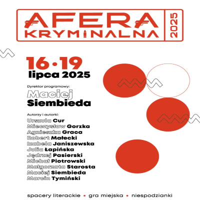 Link do opisu wydarzenia: Festiwal Afera Kryminalna