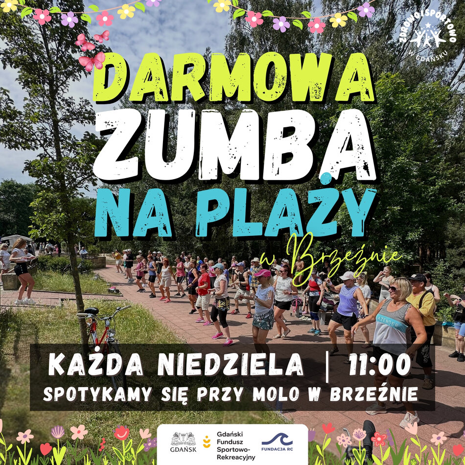 Link do opisu wydarzenia: Darmowa Zumba na plaży w Brzeźnie