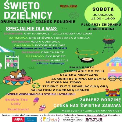 Link do opisu wydarzenia: Święto dzielnicy Orunia Górna - Gdańsk Południe