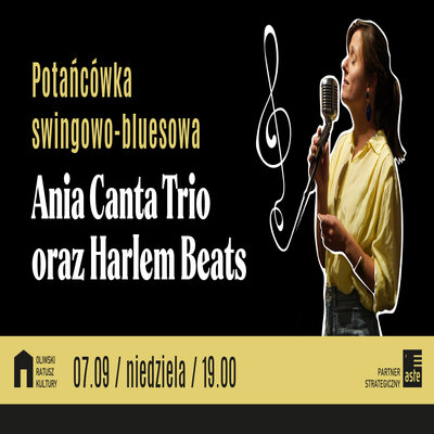 Link do opisu wydarzenia: Potańcówka swingowo-bluesowa z Ania Canta Trio oraz Harlem Beats 