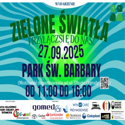 Link do opisu wydarzenia: ZIELONE ŚWIATŁA – PRZYŁĄCZ SIĘ DO NAS!