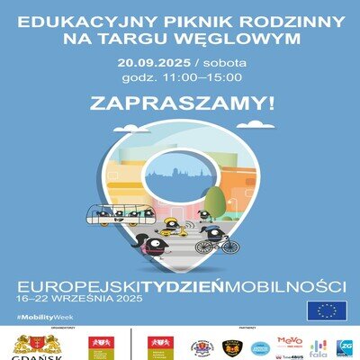 Link do opisu wydarzenia: Piknik Europejskiego Tygodnia Mobilności