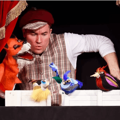 Link do opisu wydarzenia: marionetkowy spektakl Teatru Barnaby „Tymek”