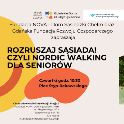 Link do opisu wydarzenia: Nordic walking dla seniorów