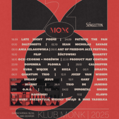 Link do opisu wydarzenia: Patrick the Pan Scena MONK by the Singleton