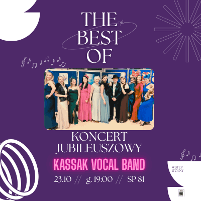 Link do opisu wydarzenia: Koncert Jubileuszowy Kassak Vocal Band - THE BEST OF