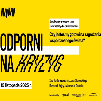 Link do opisu wydarzenia: „ODPORNI NA KRYZYS” - Spotkania z ekspertami i warsztaty dla publiczności