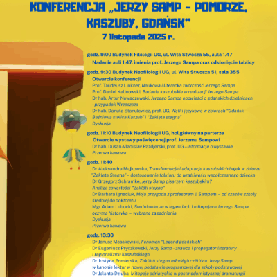 Link do opisu wydarzenia: Jerzy Samp - Pomorze, Kaszuby, Gdańsk