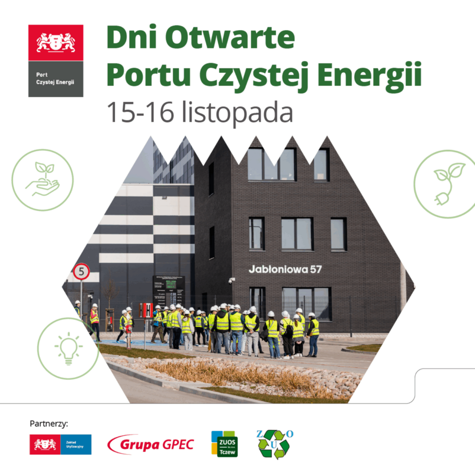 Link do opisu wydarzenia: Dni Otwarte Portu Czystej Energii – zobacz, jak działa gdańska elektrociepłownia