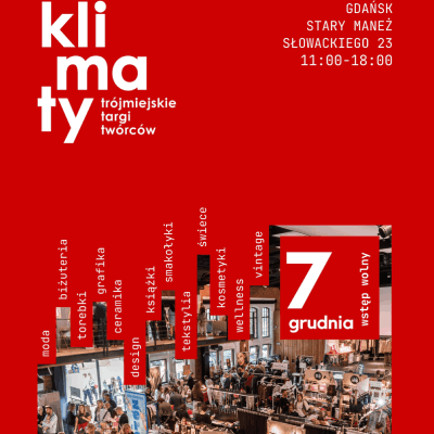 Link do opisu wydarzenia: ZIMOWE KLIMATY 7 GRUDNIA W STARYM MANEŻU!