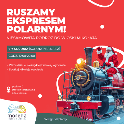 Link do opisu wydarzenia: Magiczna Podróż do Krainy Mikołaja w Galerii Morena