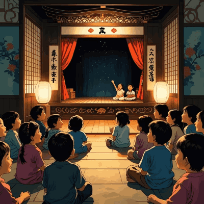 Link do opisu wydarzenia: Kamishibai – teatr ilustracji dla dzieci