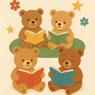 Link do opisu wydarzenia: Zaczytane Misie-spotkania plastyczno-literackie dla dzieci 4+