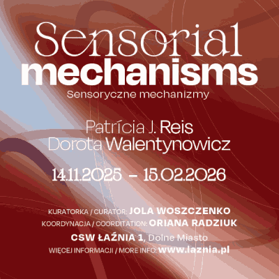 Link do opisu wydarzenia: Wystawa CSW Łaźnia Sensorial Mechanism. Sensoryczne mechanizmy