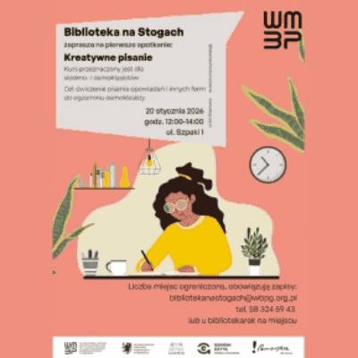 Link do opisu wydarzenia: Kreatywne pisanie – przygotowanie do egzaminów 8-klasisty