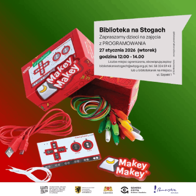 Link do opisu wydarzenia: Programowanie dla dzieci w Bibliotece na Stogach!