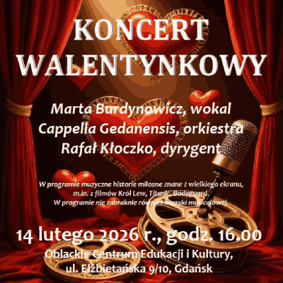 Link do opisu wydarzenia: Koncert walentynkowy