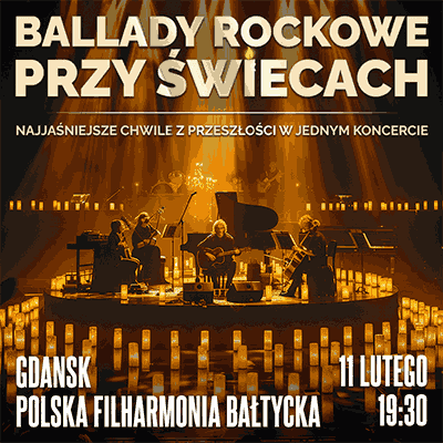 Link do opisu wydarzenia: Ballady rockowe przy świecach