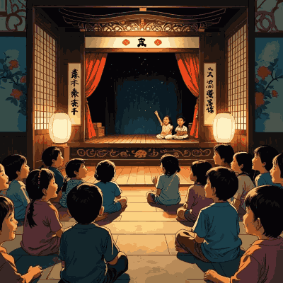 Link do opisu wydarzenia: Kamishibai – teatr ilustracji dla dzieci