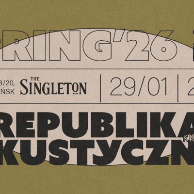 Link do opisu wydarzenia: Czarno-Białe Ślady - Republika Akustycznie