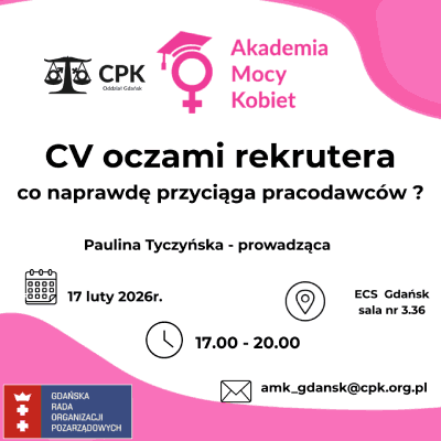 Link do opisu wydarzenia: CV oczami rekrutera - co naprawdę przyciąga pracodawców?