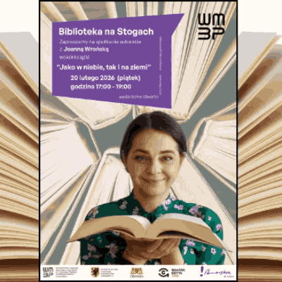 Link do opisu wydarzenia:  Spotkanie autorskie z Joanną Wrońską